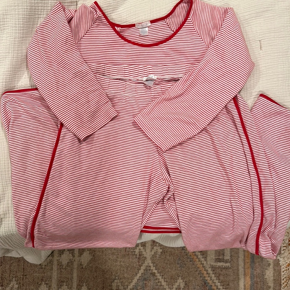 Lake pajamas long set in Red size M